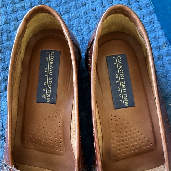 Giorgio Brutini Men's brown loafers - Picture 4 of 8